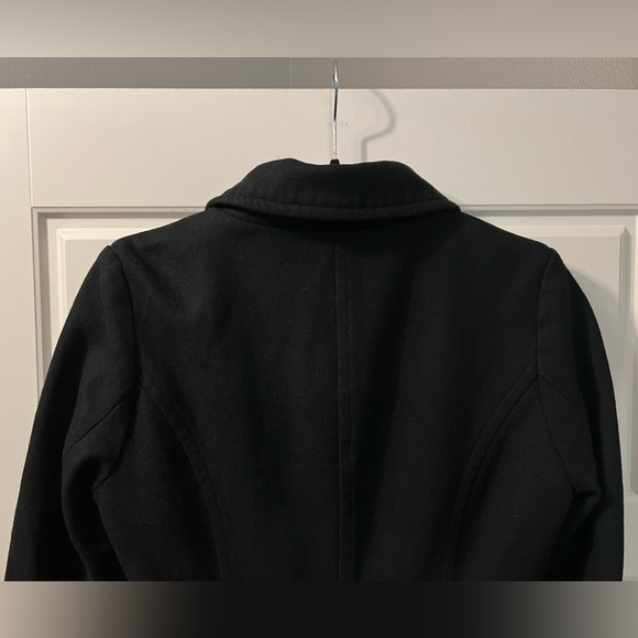 Tulle Women’s Long Wool Peacoat - Picture 8 of 12